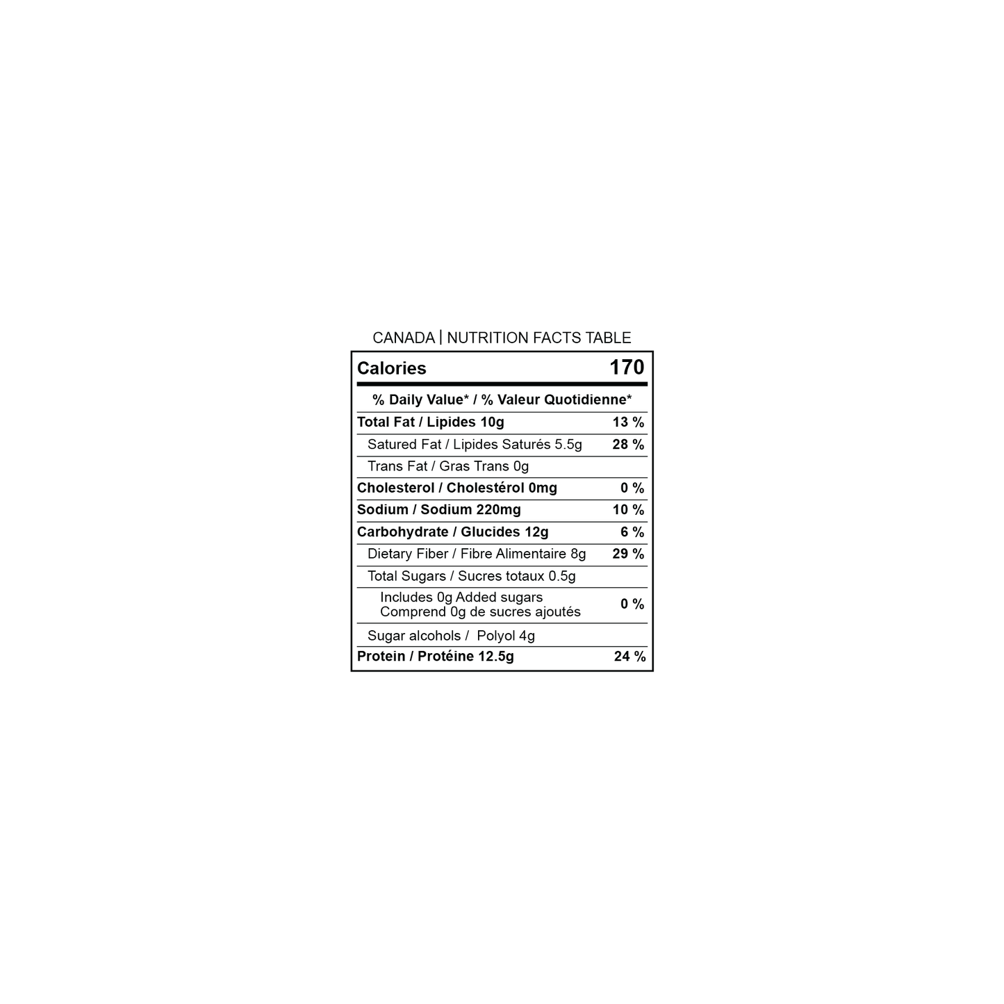 High Protein Croissant. 25g protein and 0g net carbs per 100g. No added sugar, Soy free, No flour.